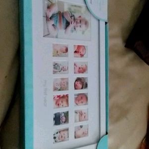 New born to 1 year pic frame